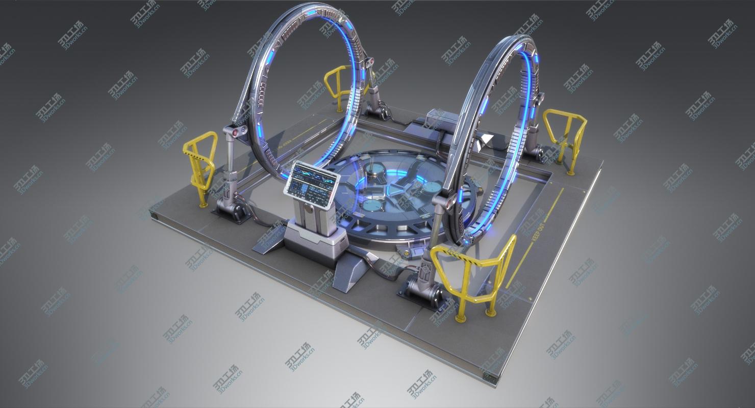images/goods_img/2021040235/3D Sci-fi Teleport Device Time Machine model/1.jpg